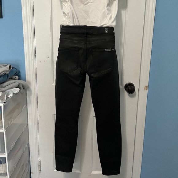 7 For All Mankind Black Jeans - Picture 3 of 6
